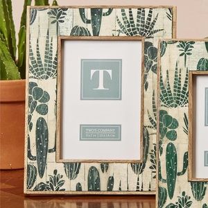 Two’s Company 5x7 Cactus Design Tabletop Frame
